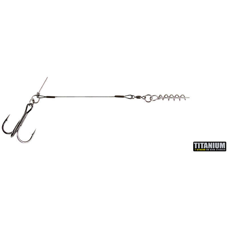CWC Titanium Stinger, 50lb Junior Single 1/0