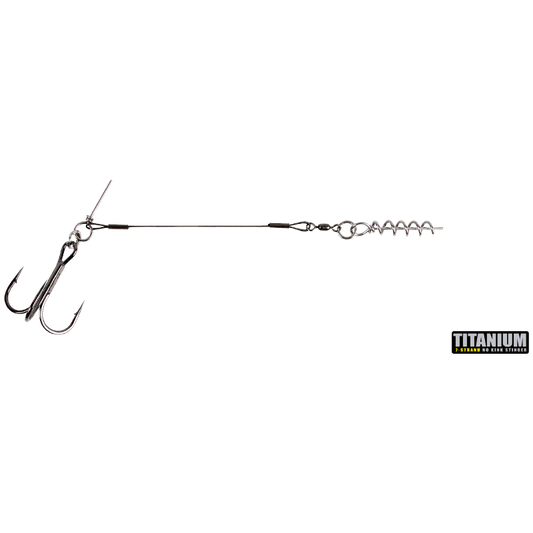 CWC Titanium Stinger, 50lb Junior Single 1/0