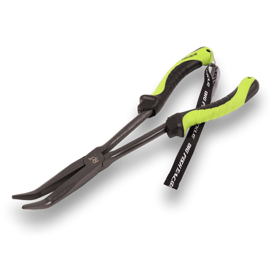 BFT Long Nose Pliers, 28cm, Bent - Teflon Coated